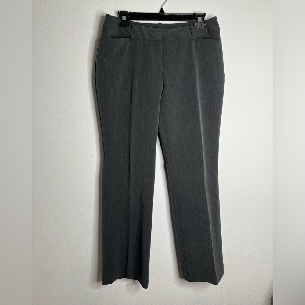 Worthington  Women’s Curvy Fit Pants Size 8p Gray